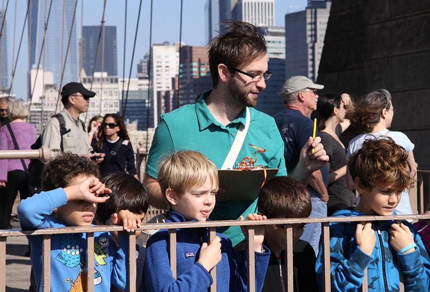 Lower school trip to the Brooklyn Bridge